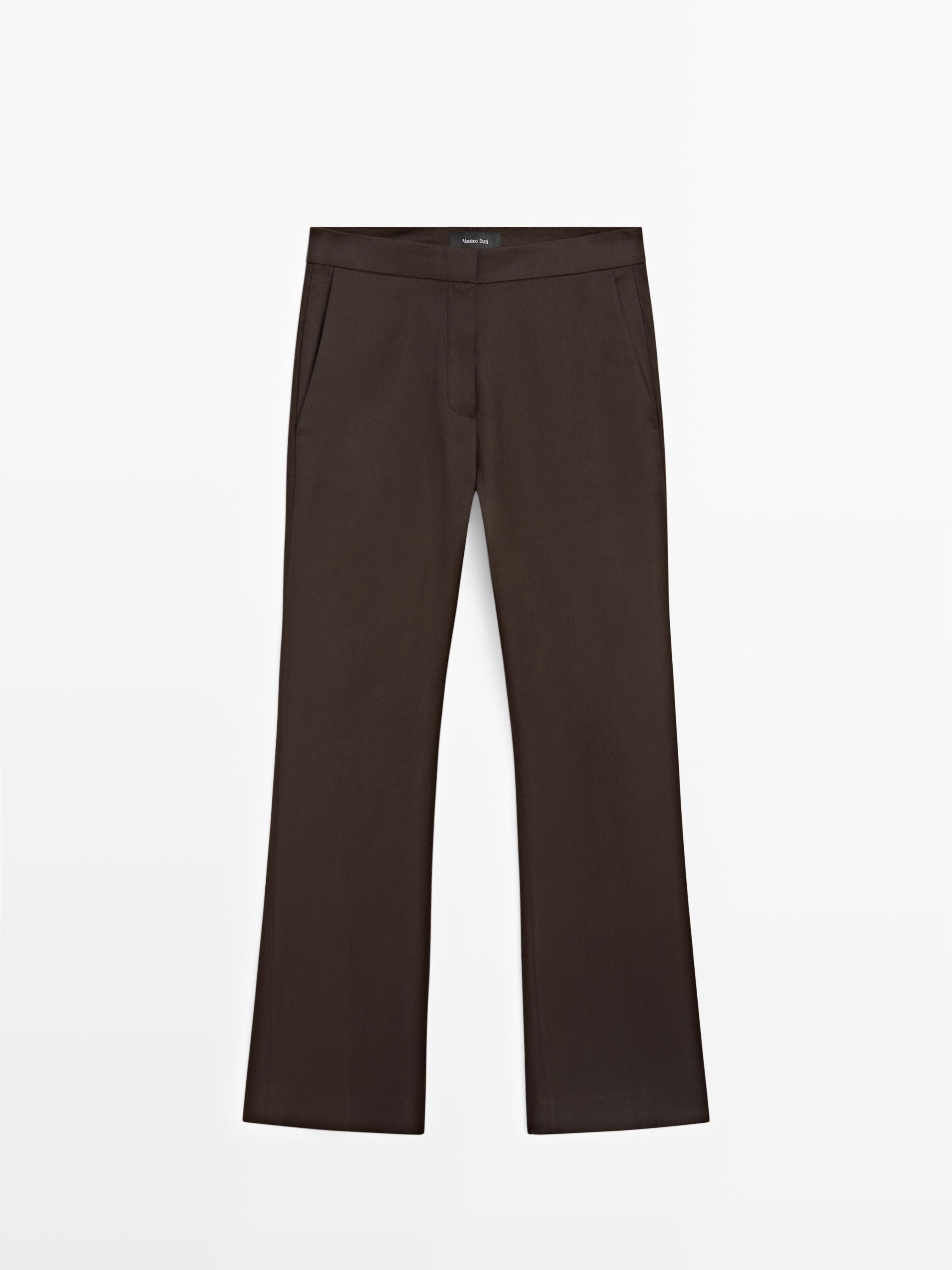 Pantalon quick-flare en lin